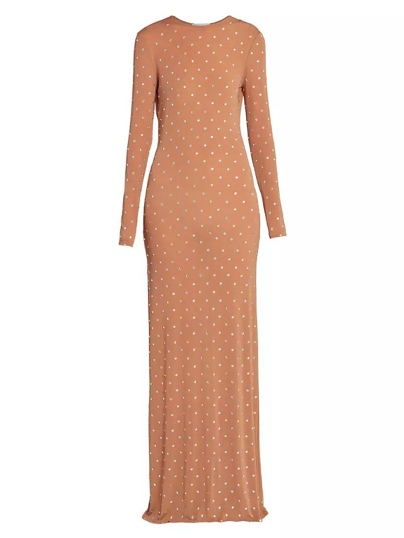 Embellished Crewneck Maxi Dress Product Image