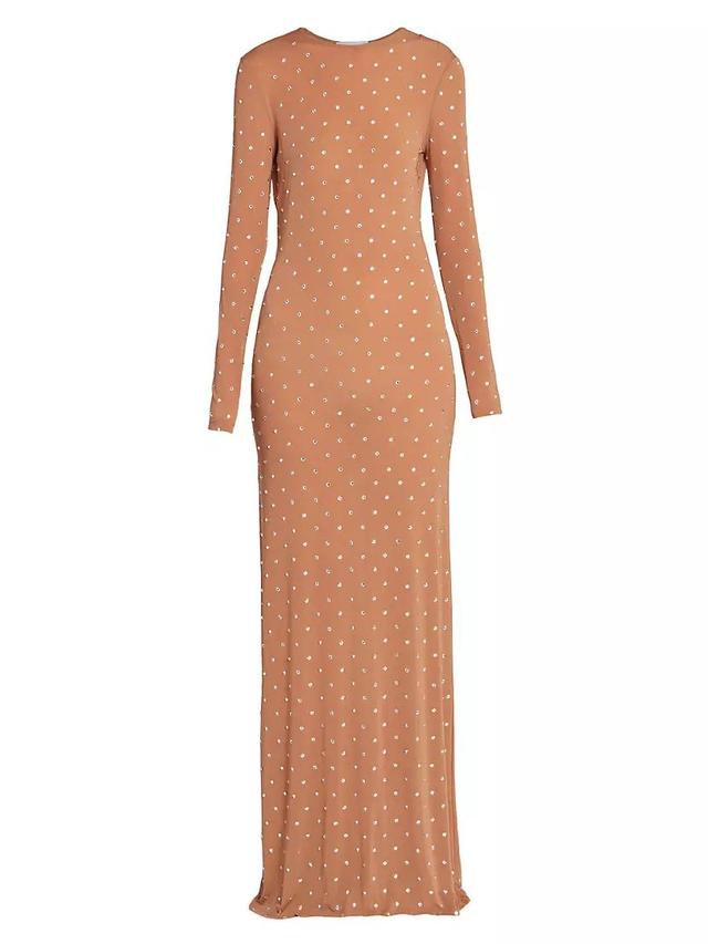 Embellished Crewneck Maxi Dress Product Image