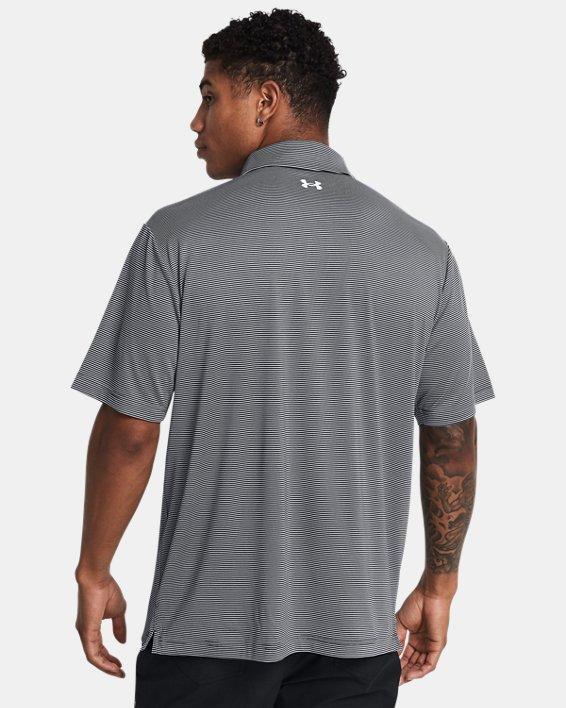 Men's UA Tee To Green Collegiate Bridge Stripe Polo Product Image