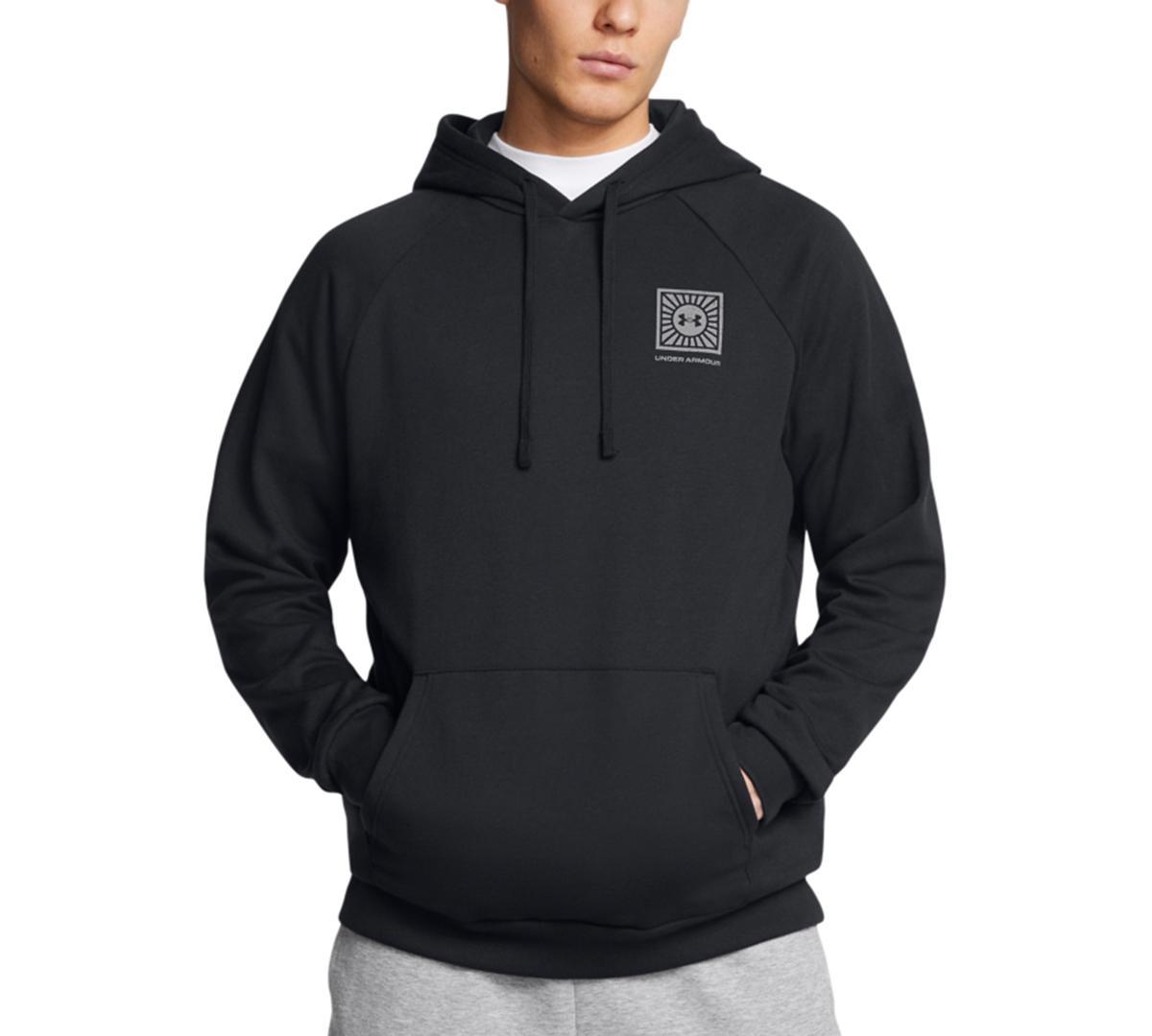 Mens Under Armour Rival Mountain Hoodie Red Product Image