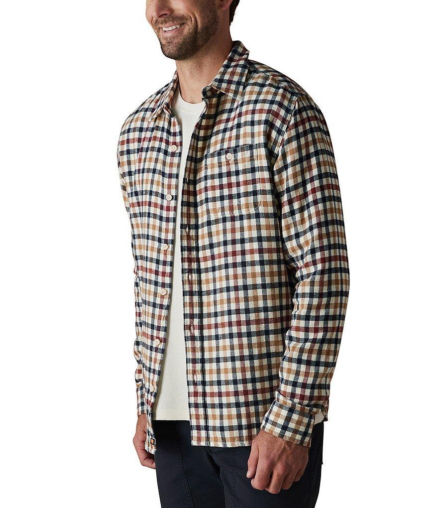 The Normal Brand Hudson Double Brushed Flannel Long Sleeve Woven Shirt Product Image