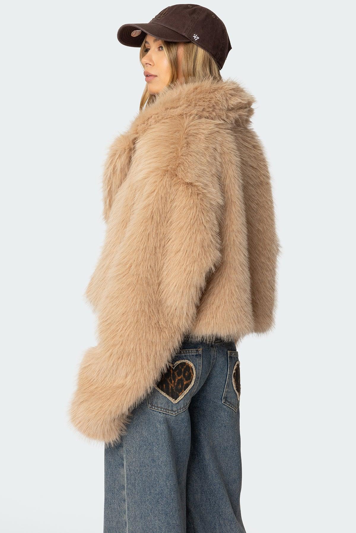 Sierra Oversized Faux Fur Jacket Product Image