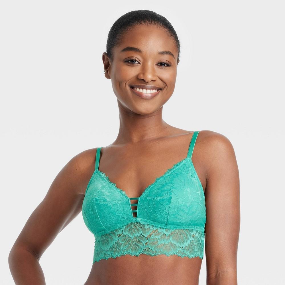 Womens Longline Lace Bralette - Auden XXL Product Image