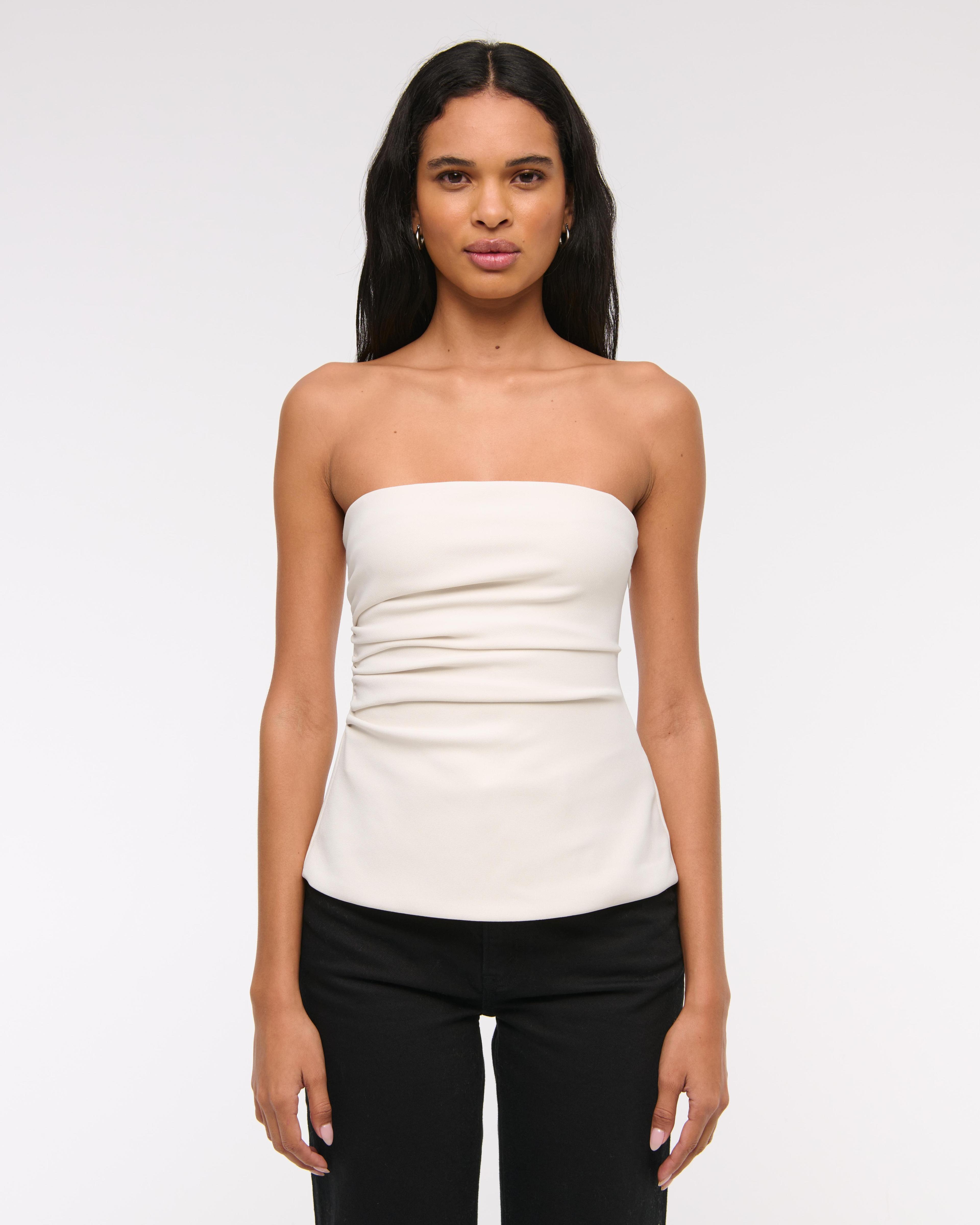 Long-Length Satin Tube Top product image