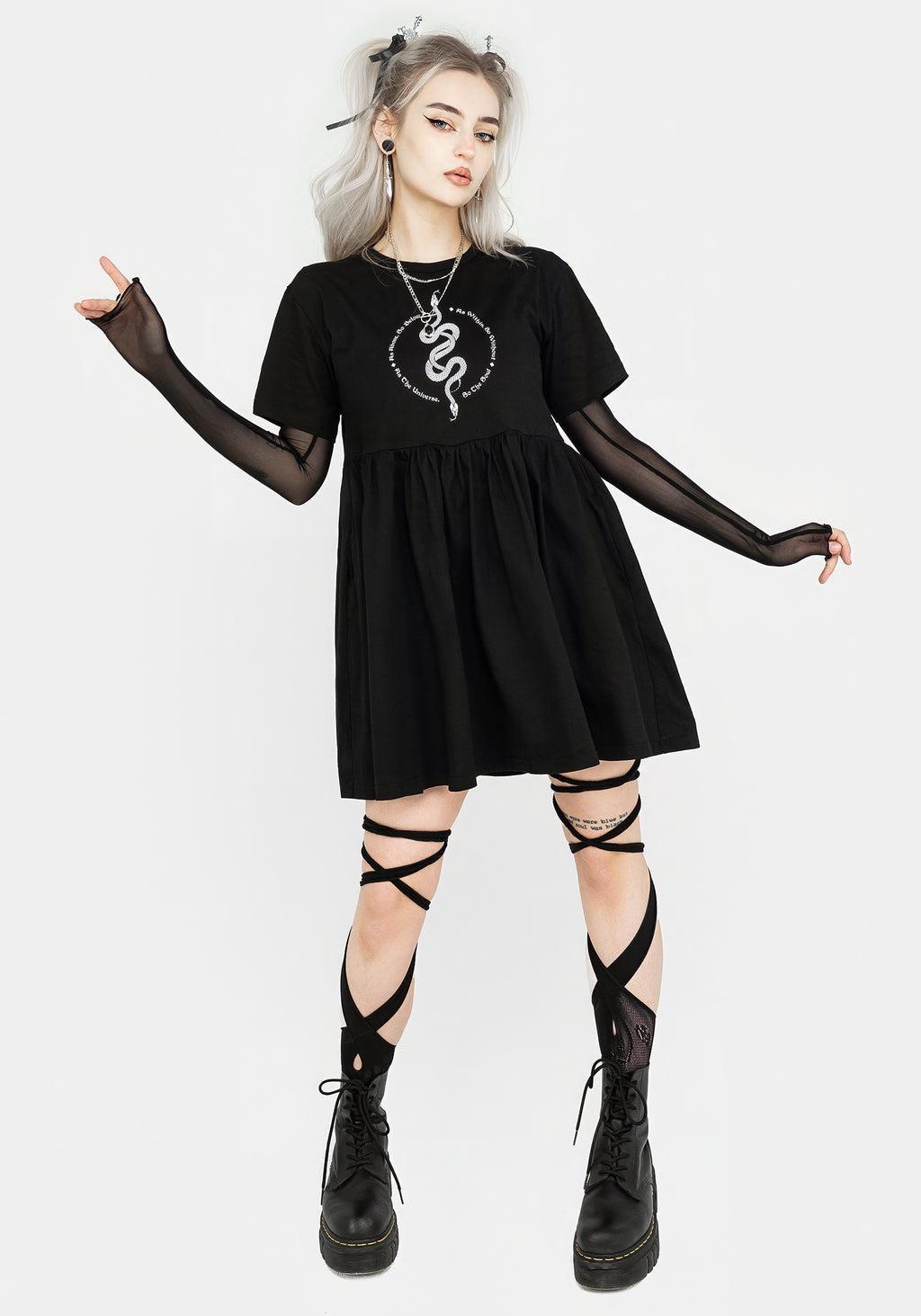 Hermetica Jersey Skater Dress Product Image