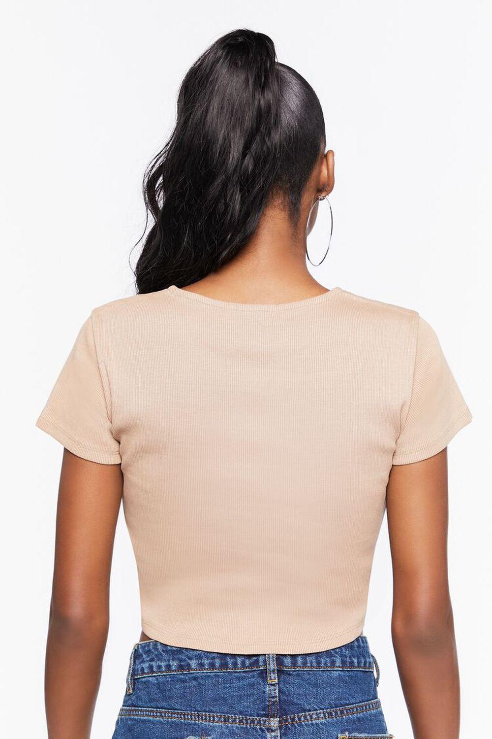 Seamless Cutout Cropped Tee | Forever 21 Product Image