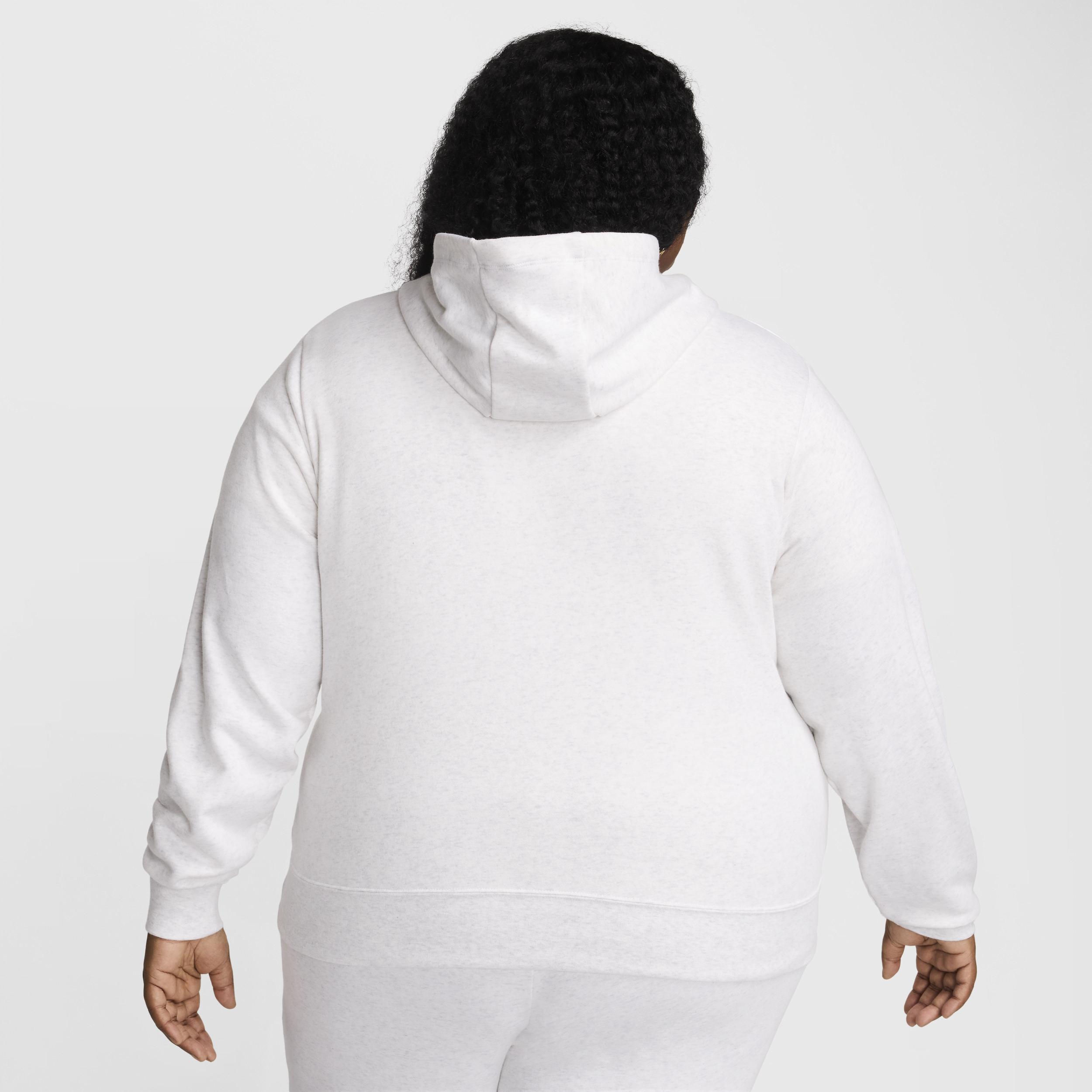 Womens Nike Sportswear Club Fleece Pullover Hoodie (Plus Size) Product Image