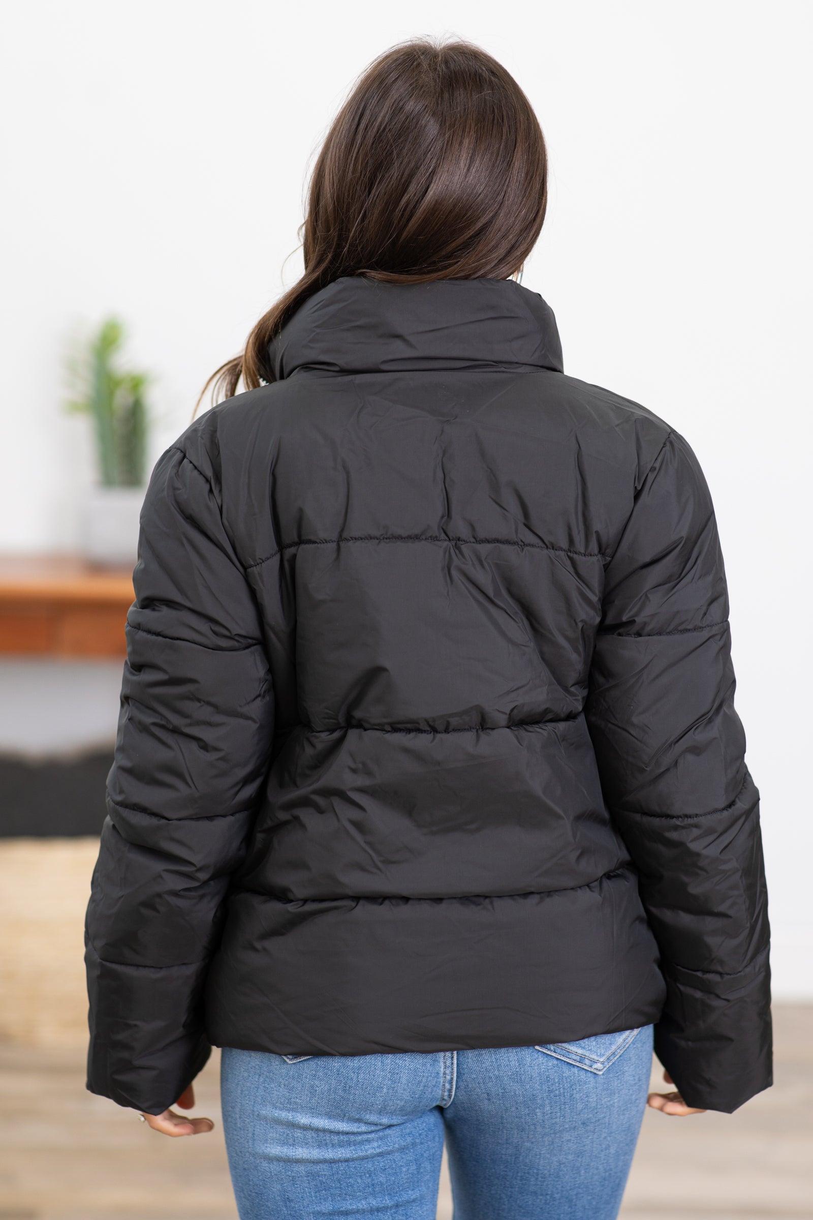 Black Puffer Jacket Product Image