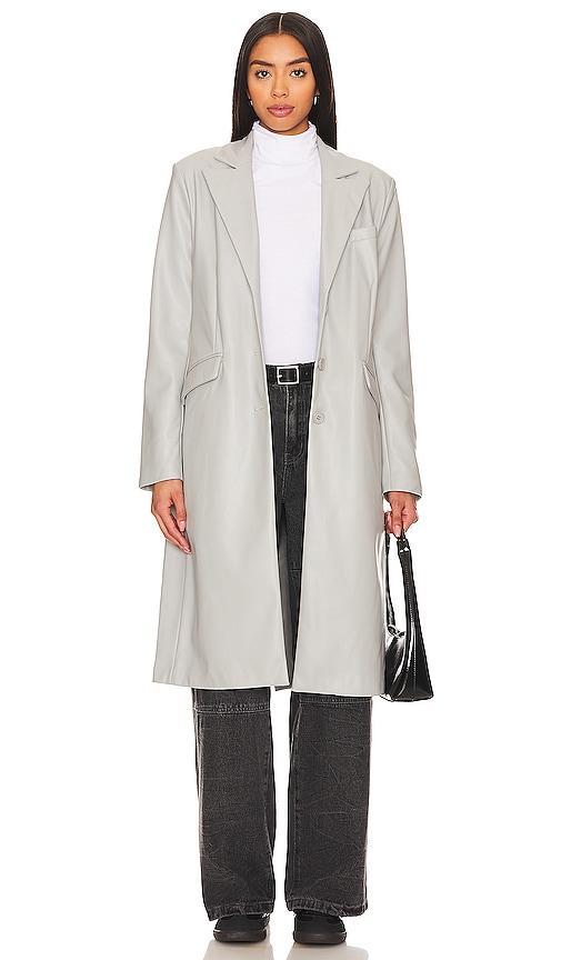 Steve Madden Gemini Coat (Light Grey) Women's Clothing Product Image