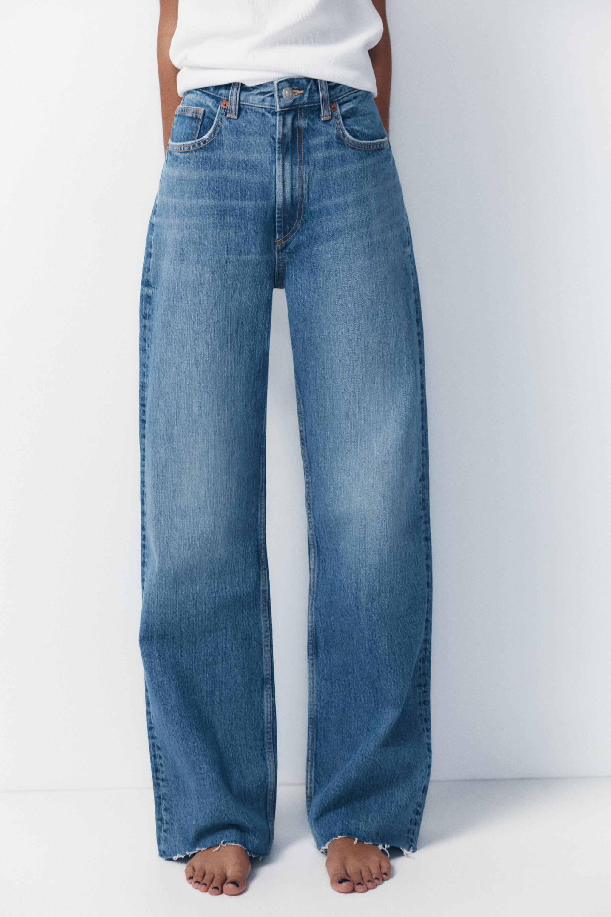 TRF HIGH RISE WIDE LEG JEANS Product Image