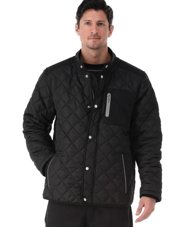 RefrigiWear Mens Diamond Insulated Quilted Jacket - Big & Tall Product Image