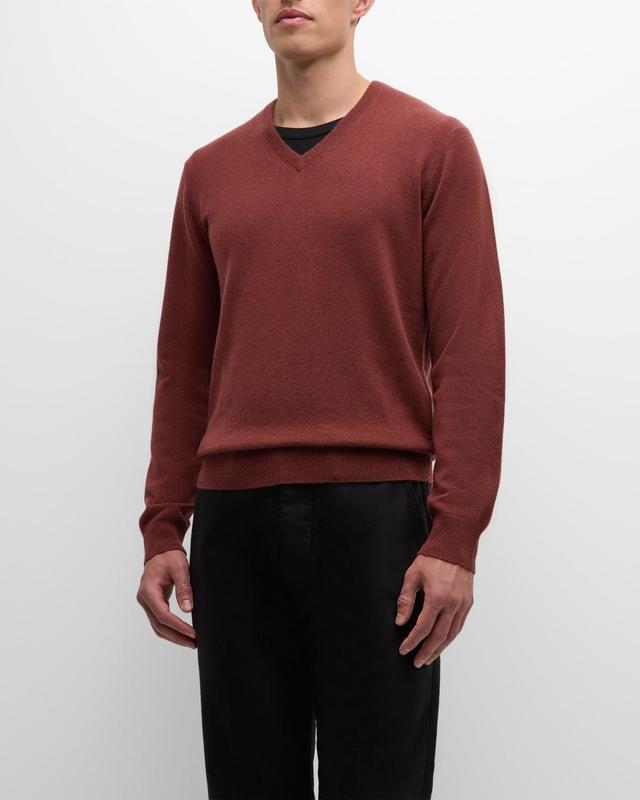 Men's Cashmere V-Neck Sweater Product Image