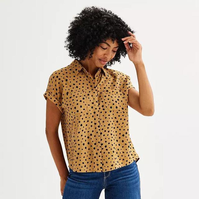 Womens Sonoma Goods For Life Utility Shirt Product Image