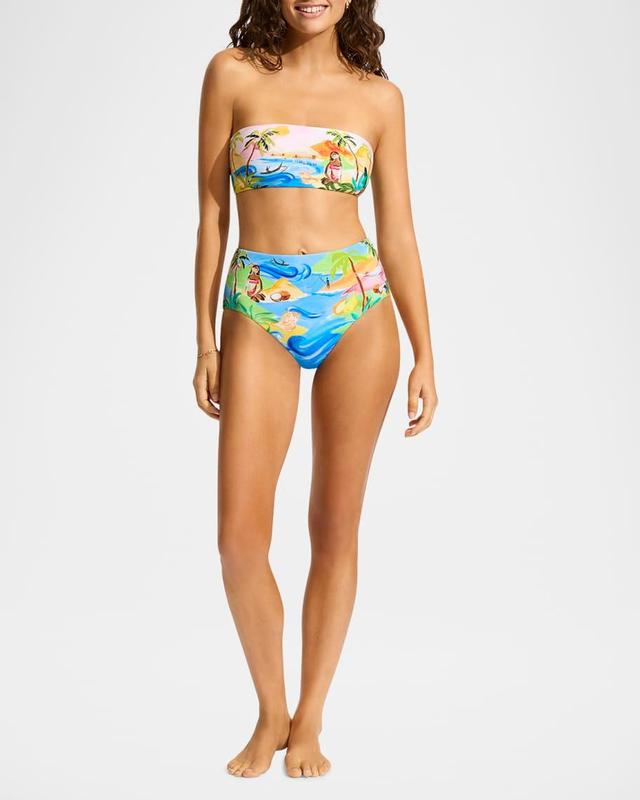 South Pacific High-Waist Bikini Bottoms Product Image