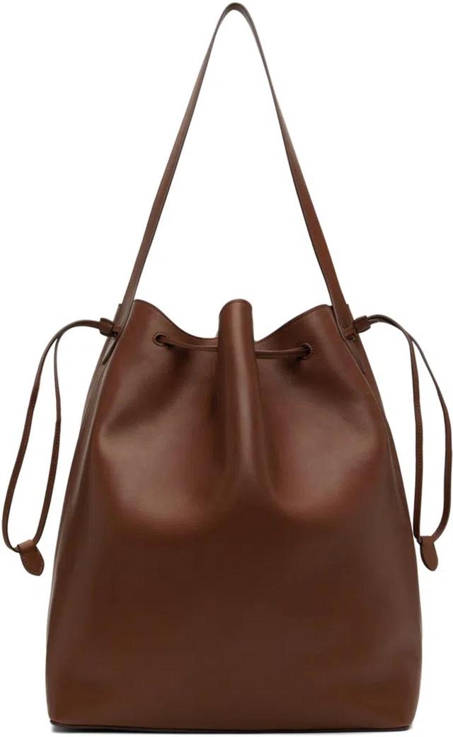 THE ROW Brown Belvedere Tote In Cfpl Coffee Pld Product Image