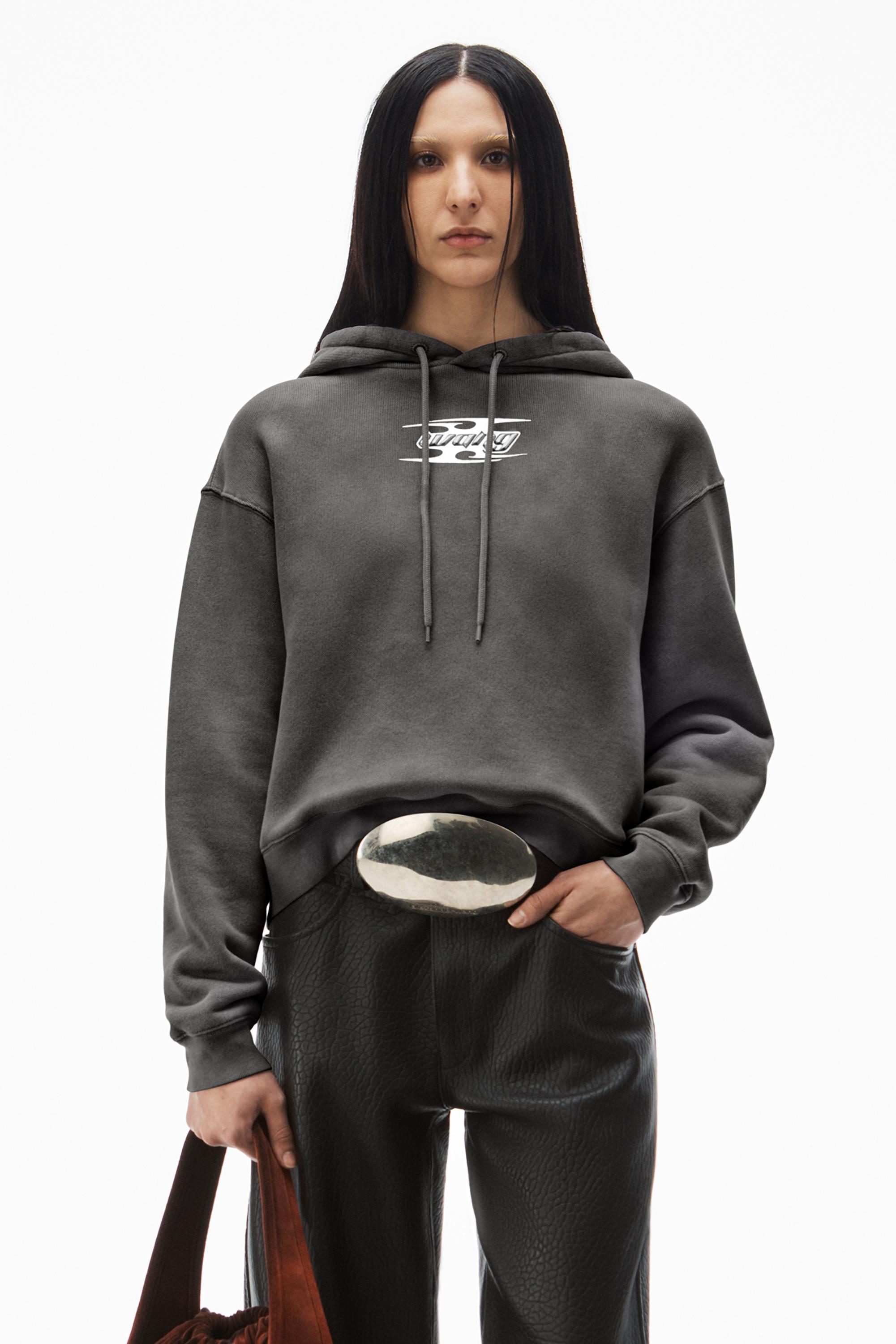 Blade Logo-embossed Hoodie In Cotton Product Image