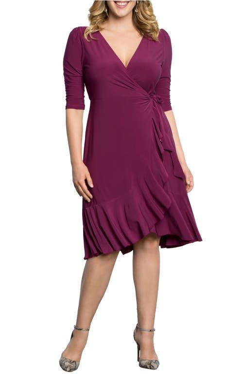 Kiyonna Whimsy Wrap Dress Product Image