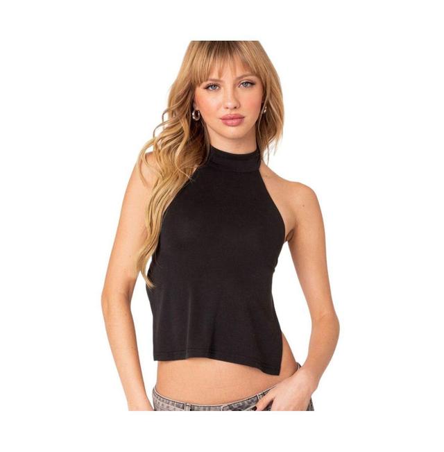 EDIKTED Clara Open Back Halter Top Product Image