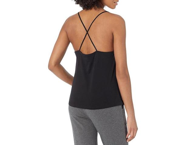 Skin Organic Pima Cotton Adriane Cowl Cami (Black) Women's Pajama Product Image