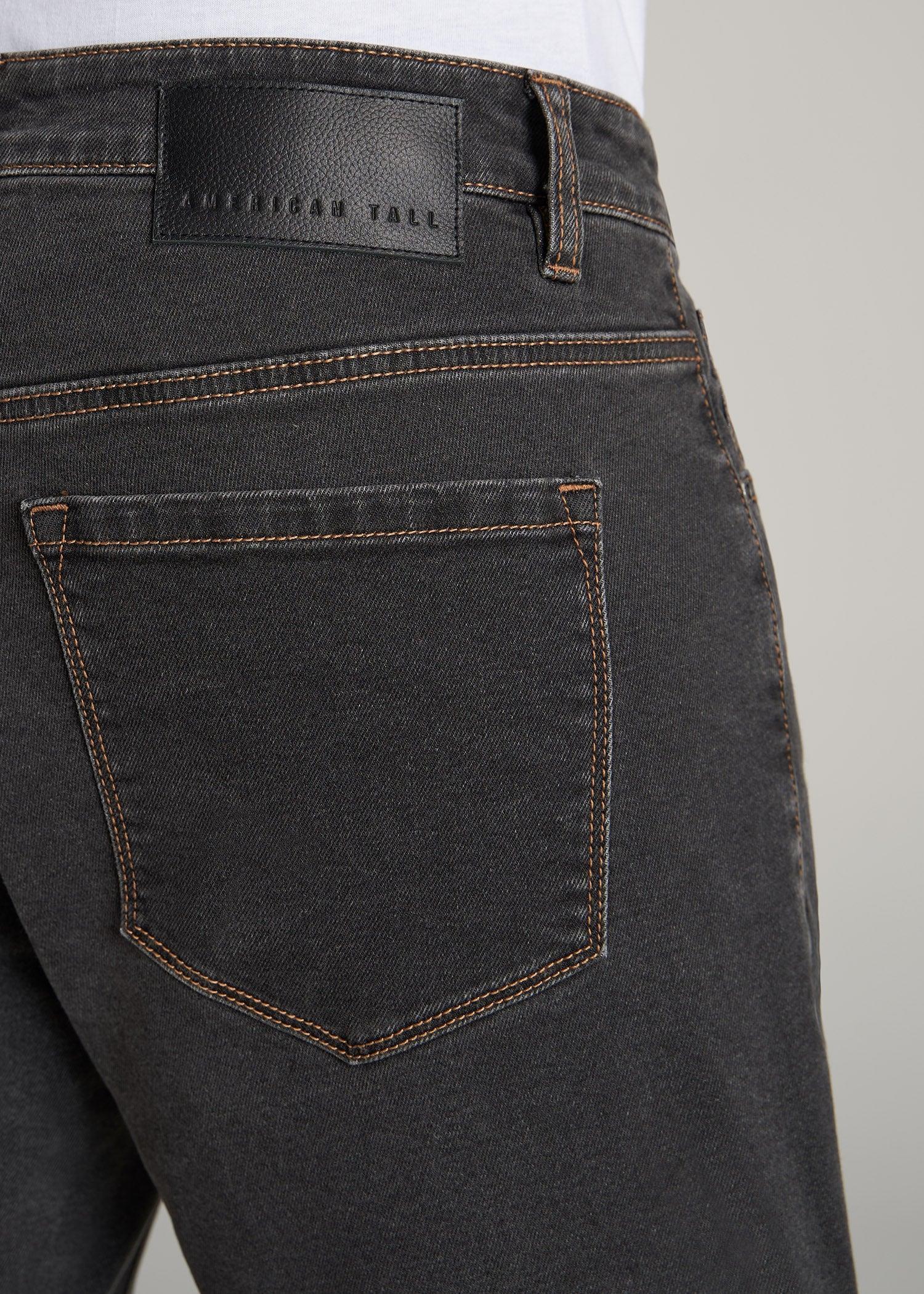 Carman TAPERED Jeans for Tall Men in Dark Grey Denim Product Image