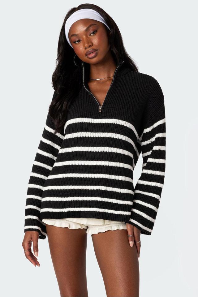 Oversized Quarter Zip Sweater Product Image