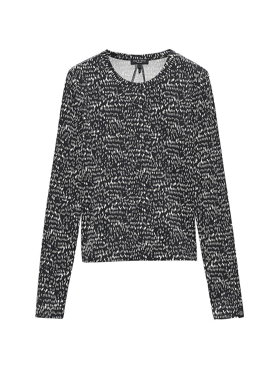 Womens Luca Printed Long-Sleeve Top Product Image