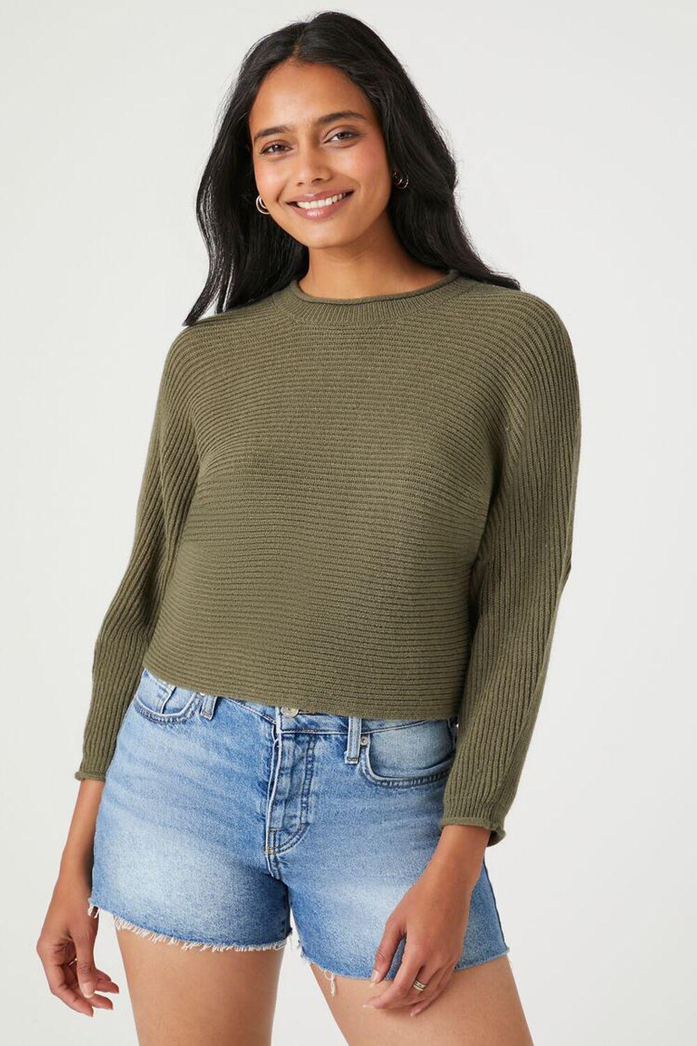 Ribbed Crew Neck Sweater | Forever 21 Product Image