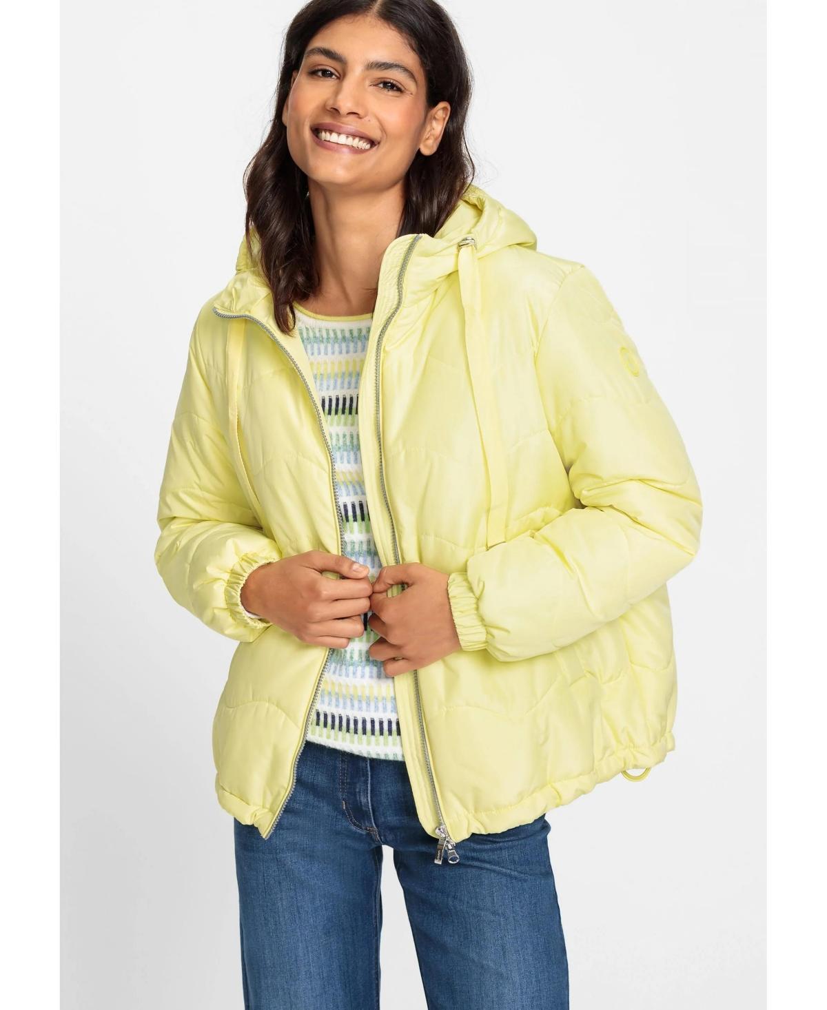 Olsen Womens Long Sleeve Quilted Jacket with Hood Product Image