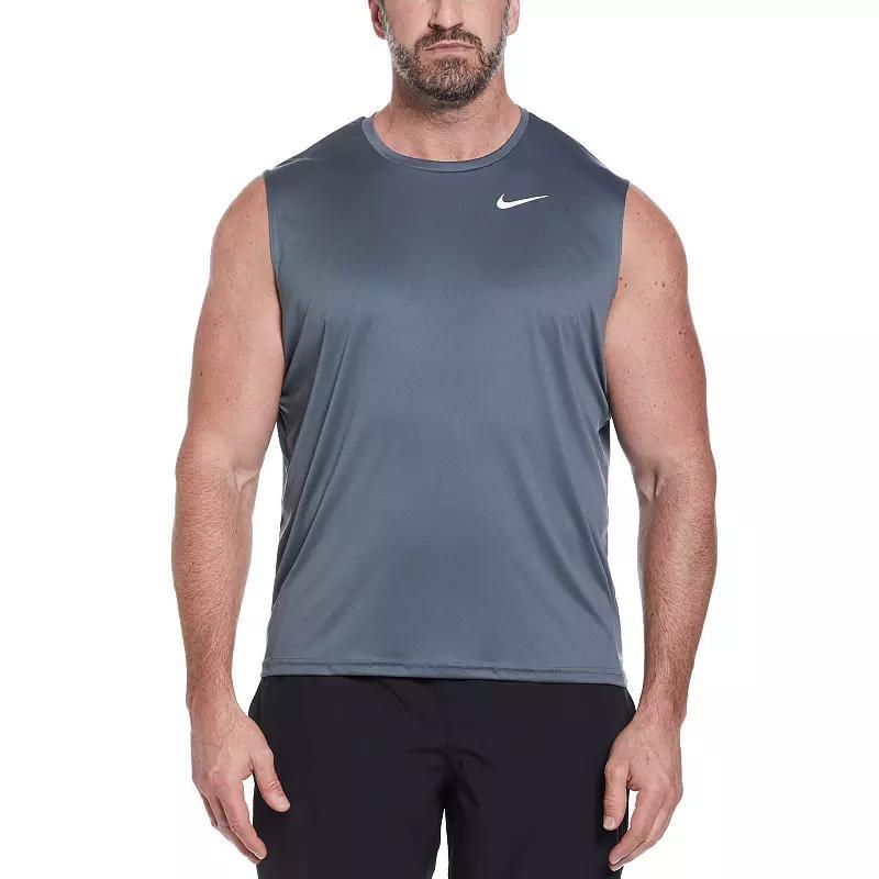 Big & Tall Nike Dri-FIT UPF 40+ Essential Sleeveless Hydroguard Swim Tee, Mens Product Image