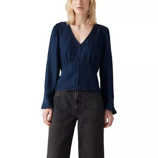 Womens Levis Dolores Long Sleeve Blouse Product Image