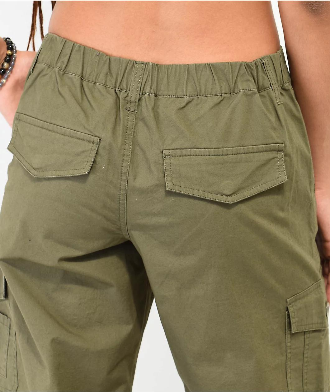 Empyre Maisie Grape Leaf Lowrise Cargo Pants Product Image