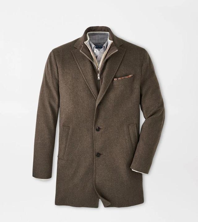 Peter Millar Mens Oxford City Coat | Color: Birchwood | Size: 38 Product Image