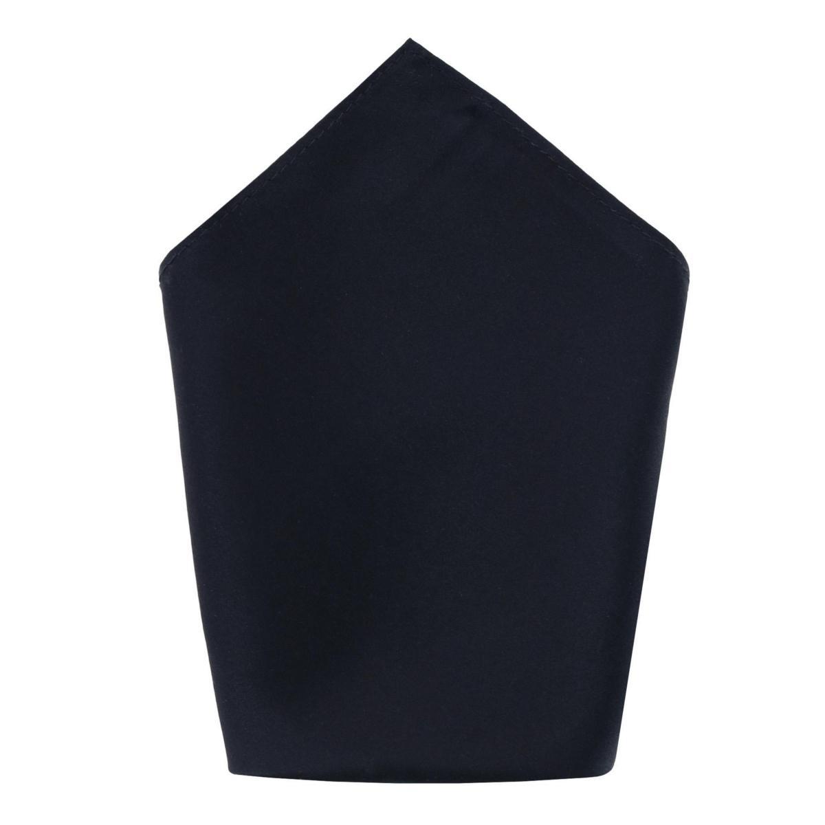 Trafalgar Mens Sutton Solid Color 13 Inch Silk Pocket Square Product Image