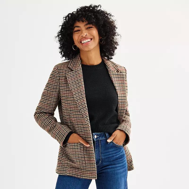 Womens Sonoma Goods For Life Polished Heritage Blazer Product Image