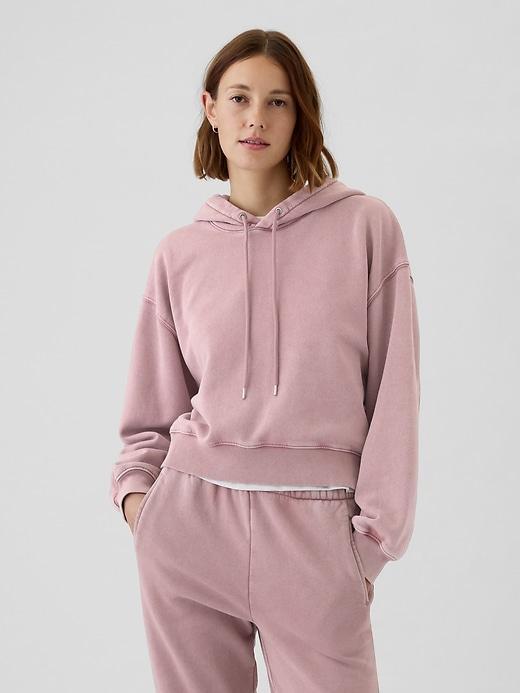 Vintage Soft Cropped Hoodie Product Image