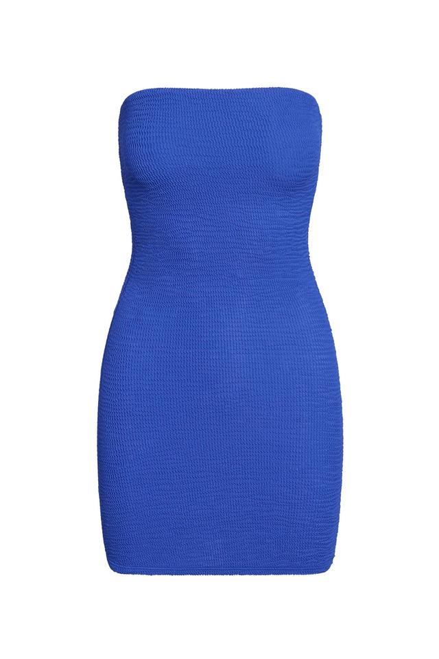 Bimini Dress - Cobalt Crinkle Product Image