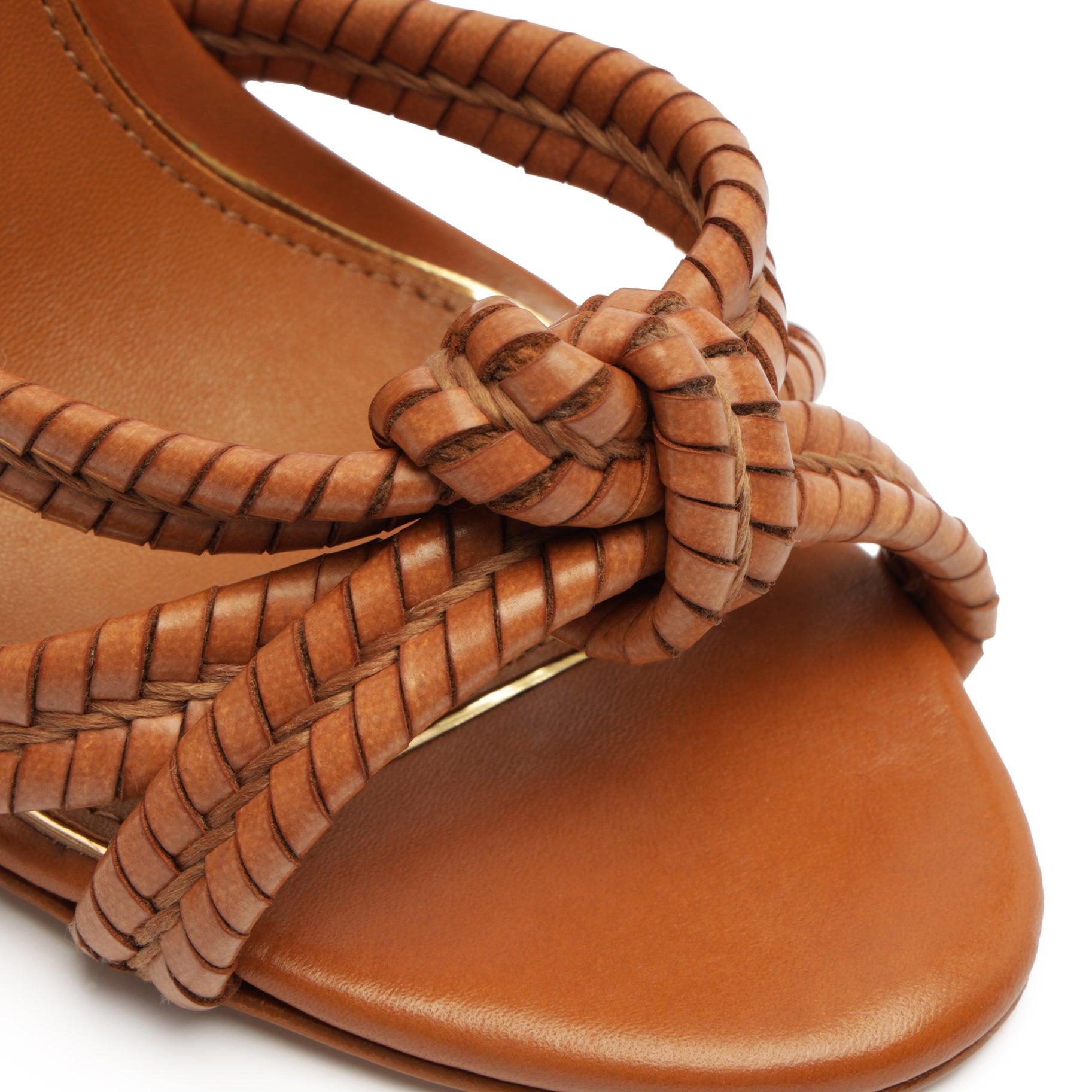 Kathleen Woven Ankle-Strap Sandals Product Image