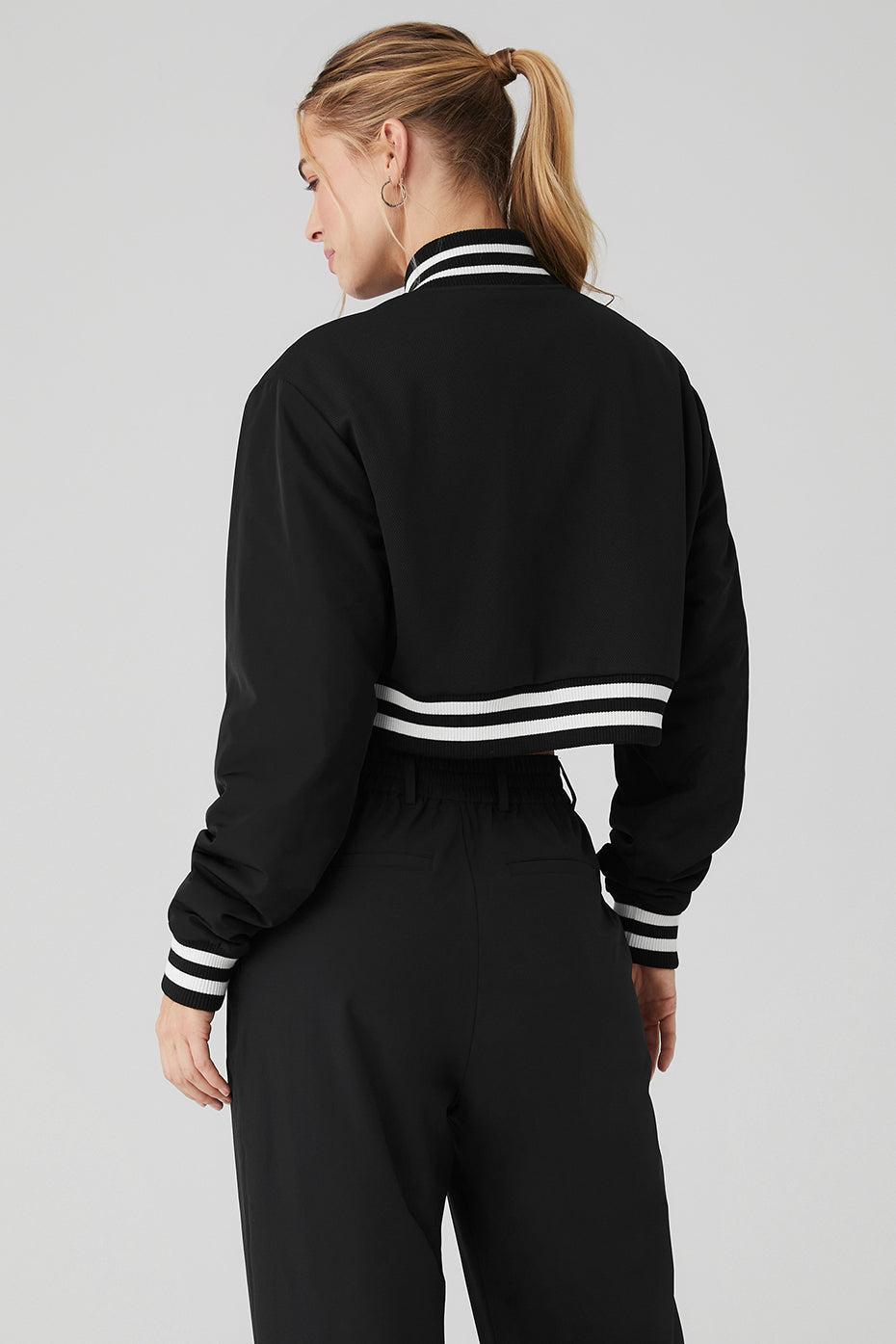 Cropped G.O.A.T Jacket - Black Female Product Image