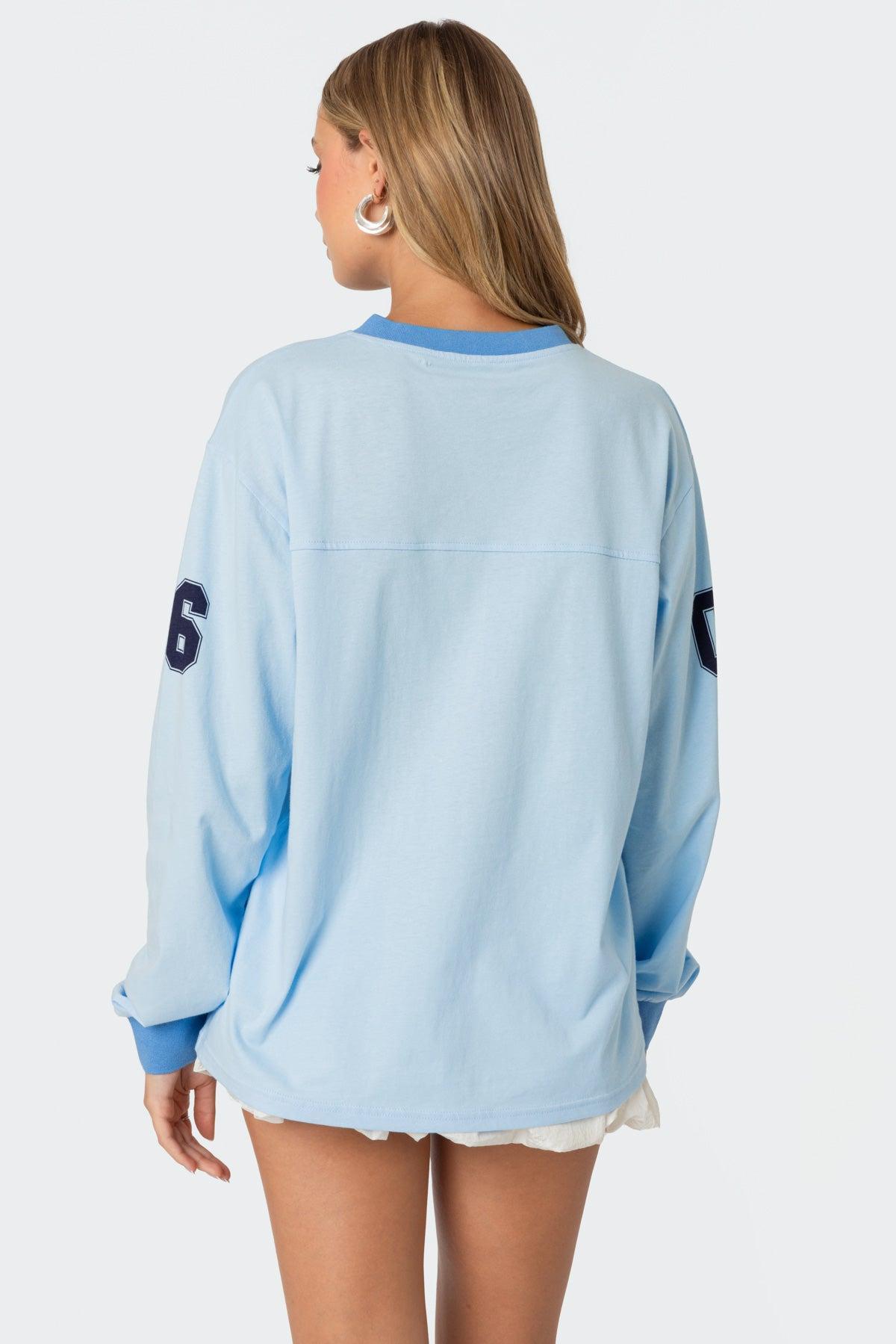 06 Oversized Long Sleeve T Shirt Product Image