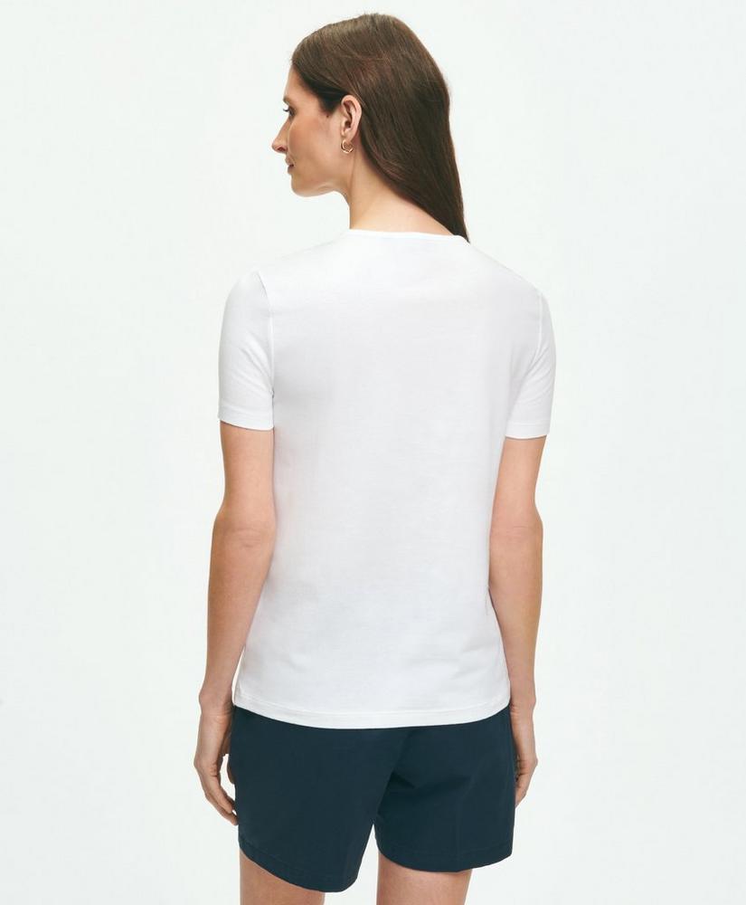 Cotton Jersey Crewneck T-Shirt Product Image