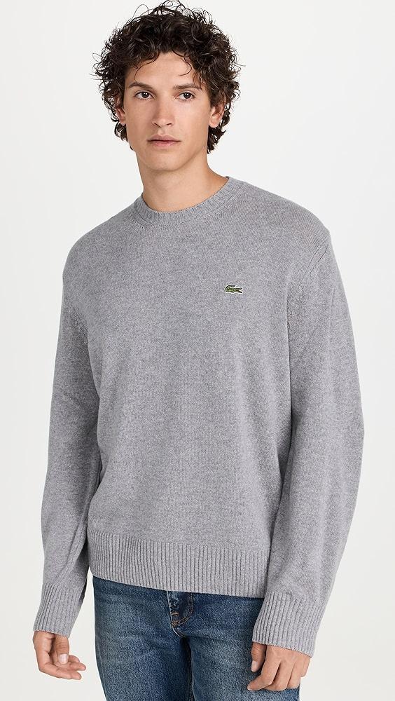 Lacoste Classic Fit Wool Sweater | Shopbop Product Image