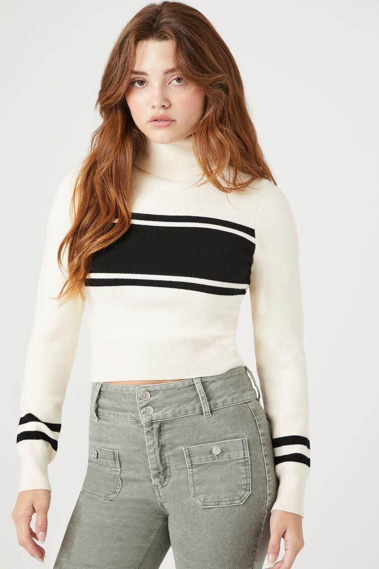 Striped Turtleneck Sweater | Forever 21 product image