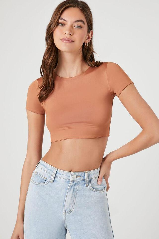 Contour Sculpt Cropped Tee | Forever 21 Product Image