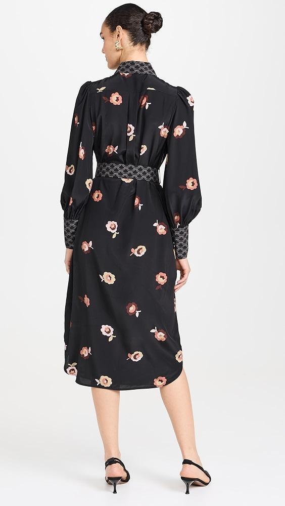 Zimmermann Bow Midi Dress | Shopbop Product Image