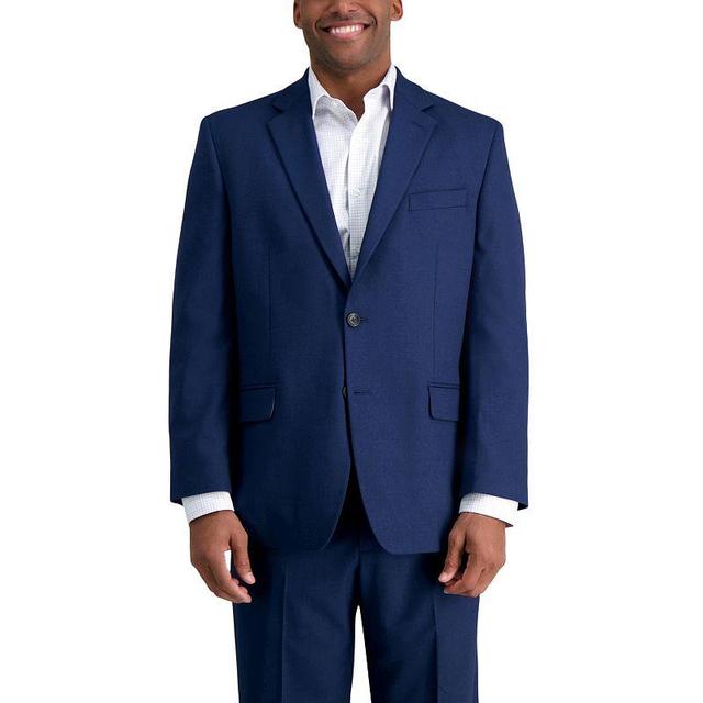 Mens J.M. Haggar Premium Classic-Fit Stretch Suit Jacket Blue Product Image