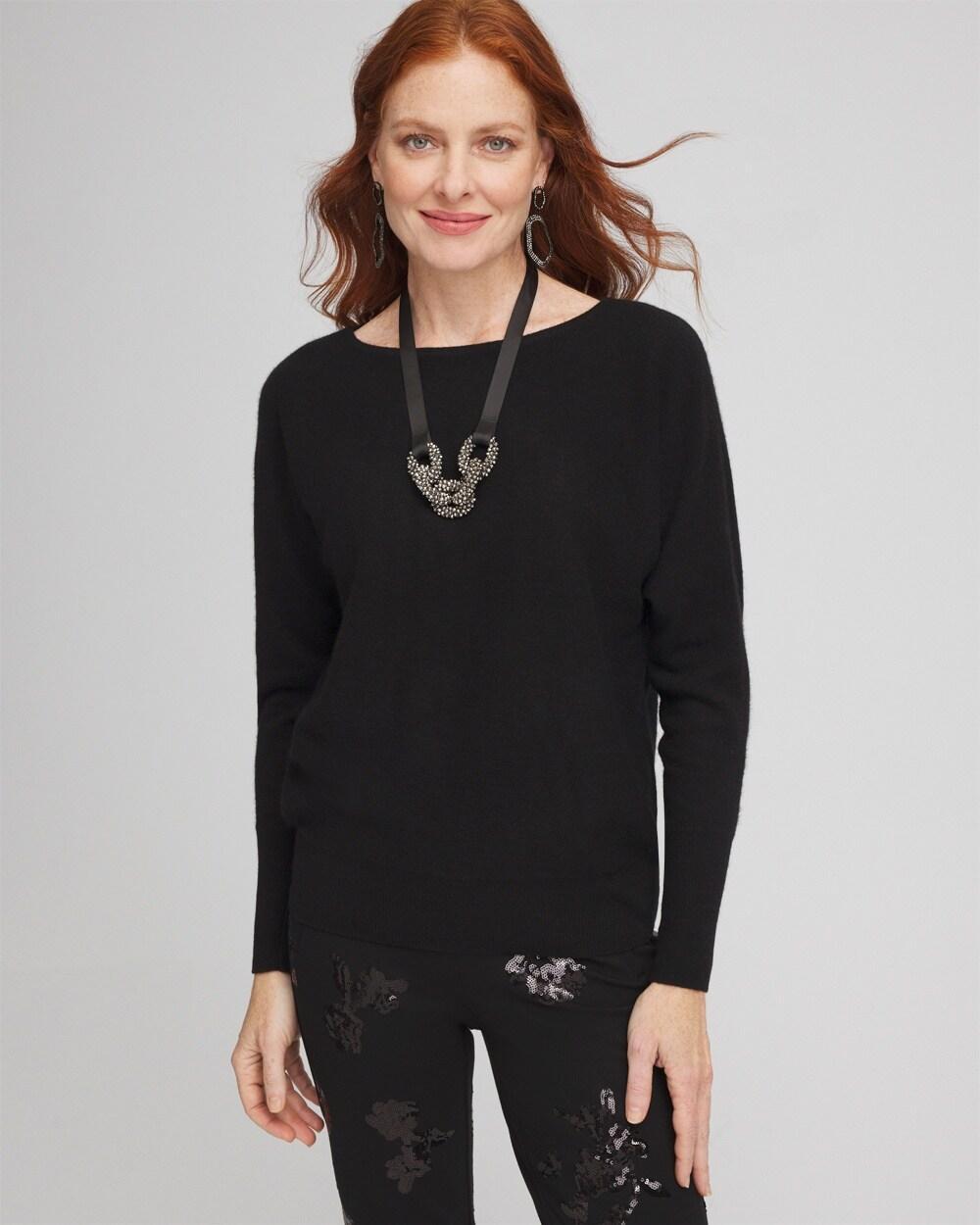 Women's Cashmere Bateau Neck Sweater Product Image