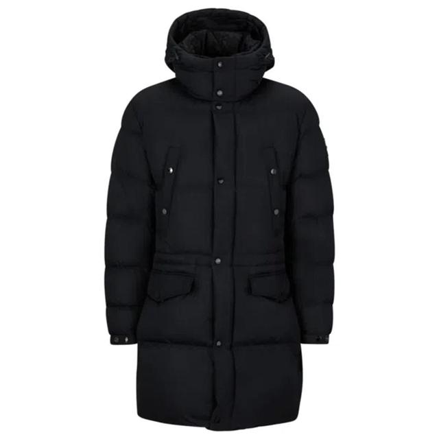 HUGO BOSS Water-repellent Padded Jacket With Hood In Black Product Image