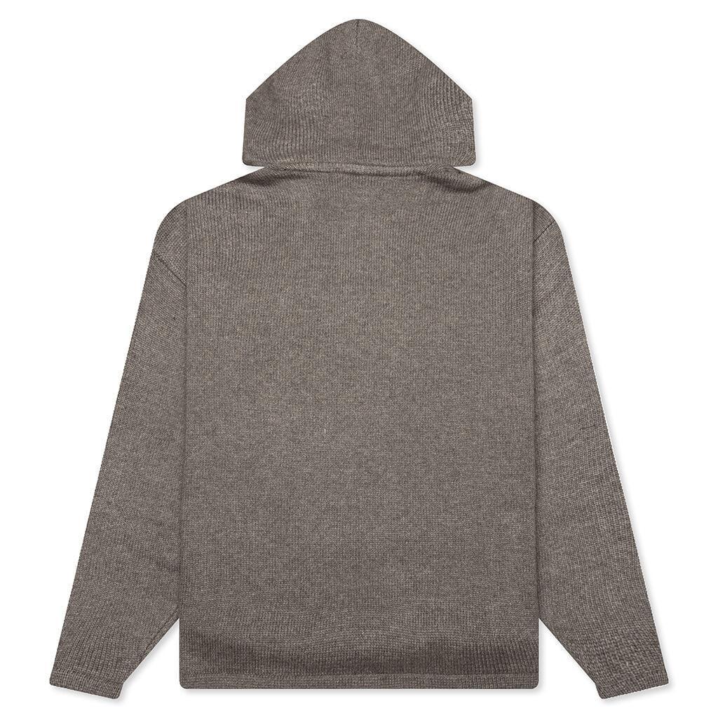 Essentials Knit Hoodie - Heather Grey Male Product Image