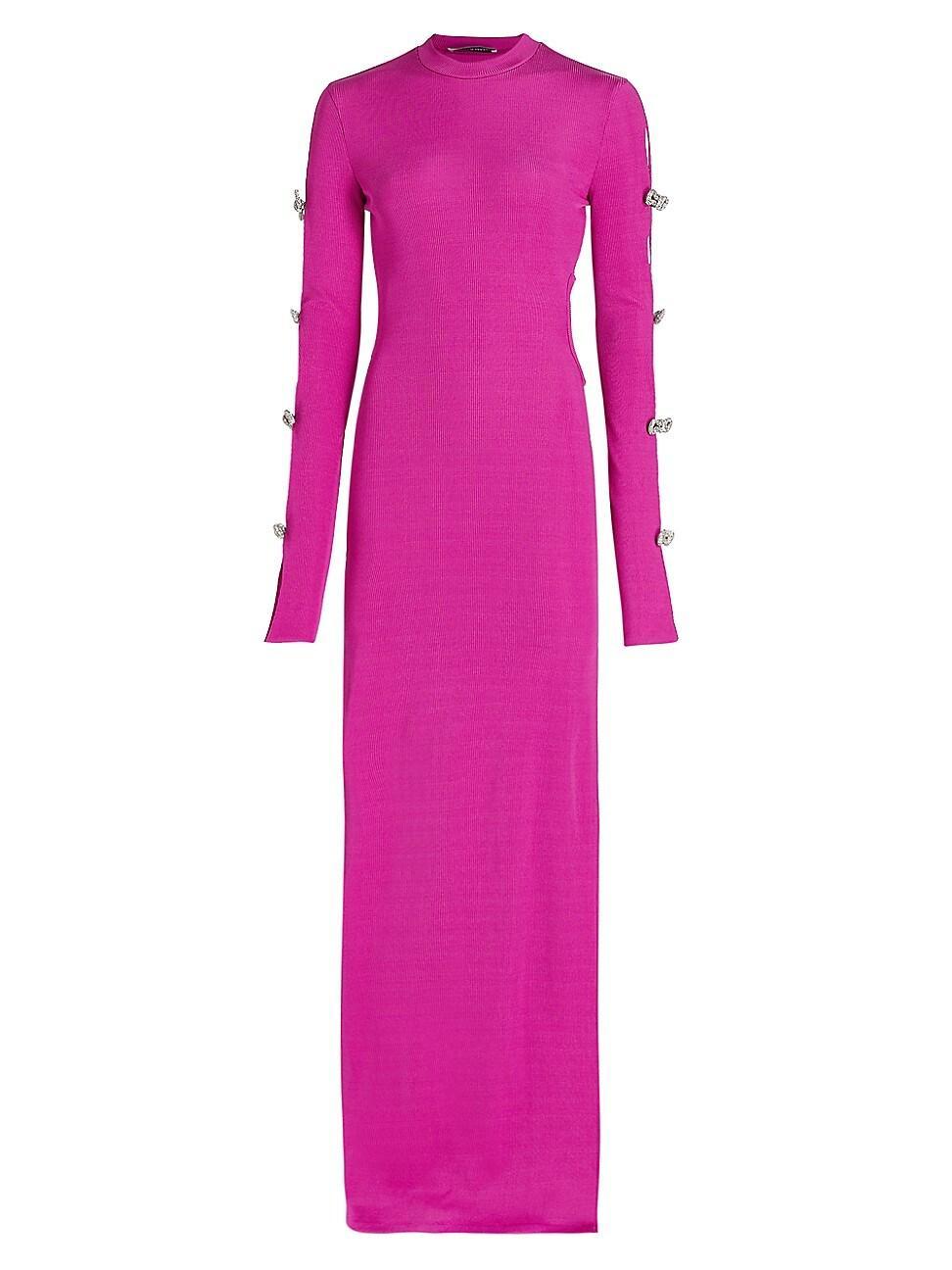 Womens Long-Sleeve Maxi Dress Product Image