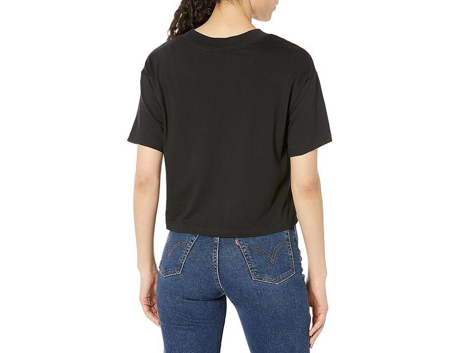 The North Face Short Sleeve Half Dome Crop Tee (TNF /TNF White) Women's Clothing Product Image